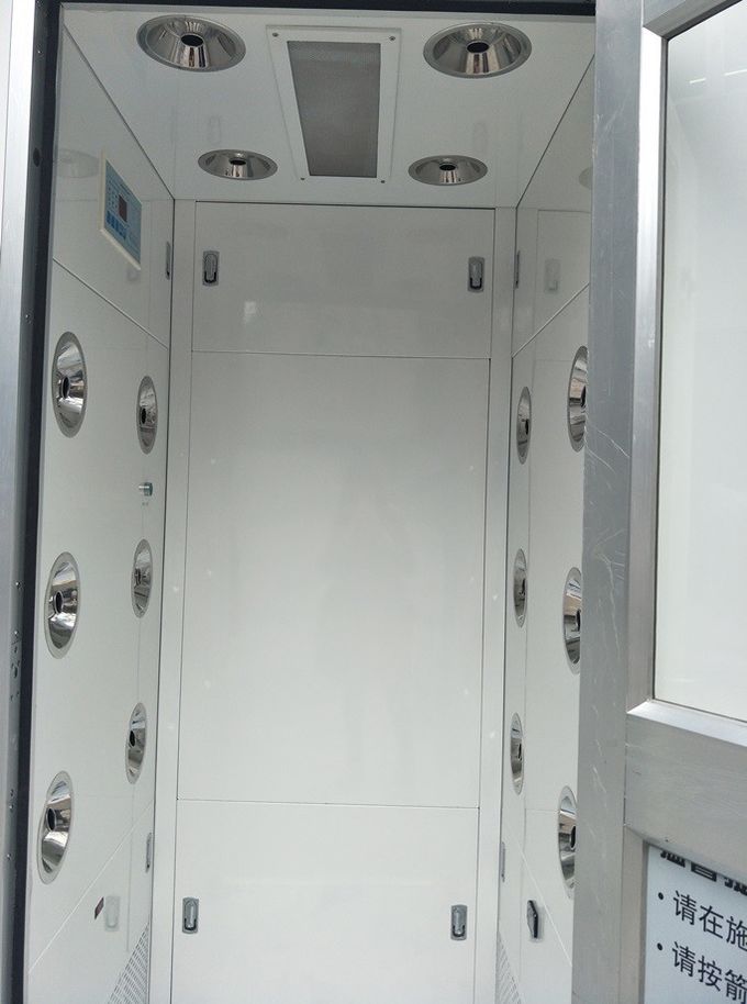 Dubbele Blazende Cleanroom Enige het Aluminiumdeur W1400xD1000xH2100mm van de Luchtdouche 3