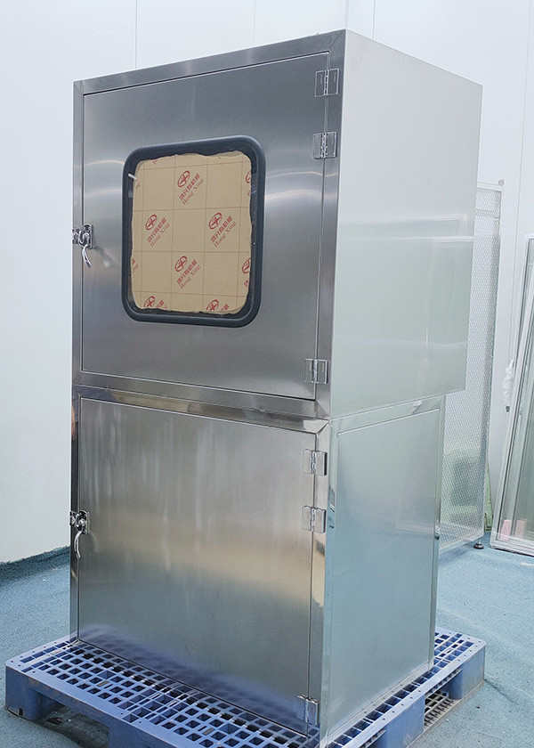 SS304 de Pasdoos van de luchtdouche voor Cleanroom met Mechanische Koppeling 0